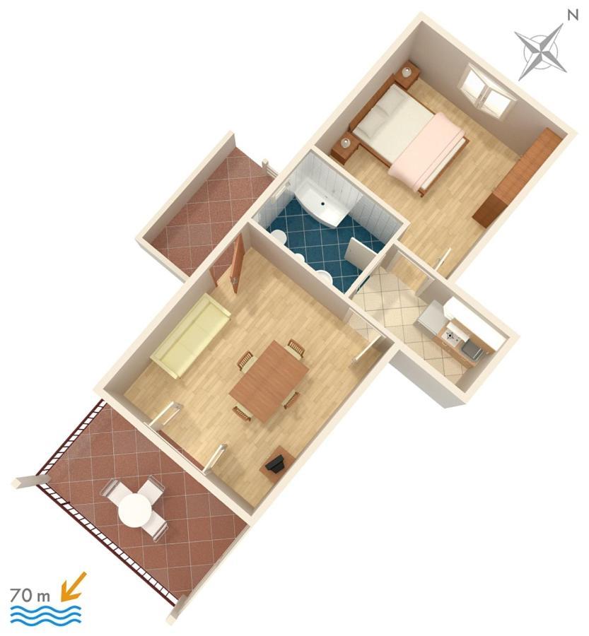 Apartments By The Sea Orebic, Peljesac - 269 Екстериор снимка