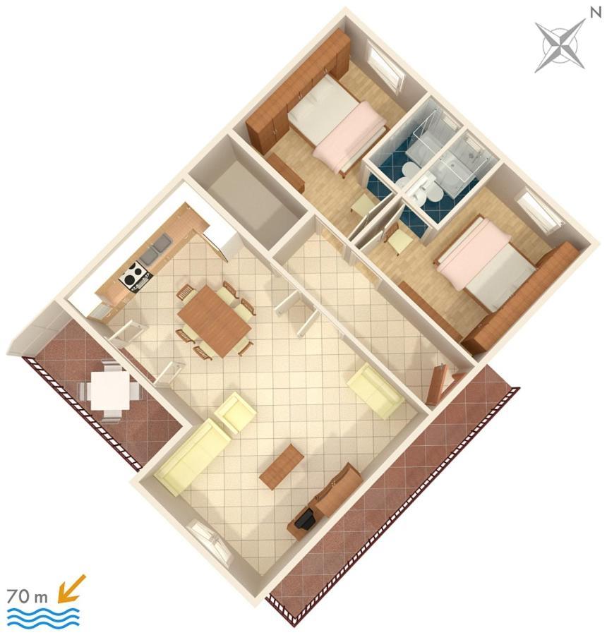 Apartments By The Sea Orebic, Peljesac - 269 Екстериор снимка